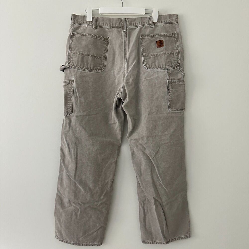 Carhartt Faded Canvas Canvas Dungaree Work Pants 36/37" waist